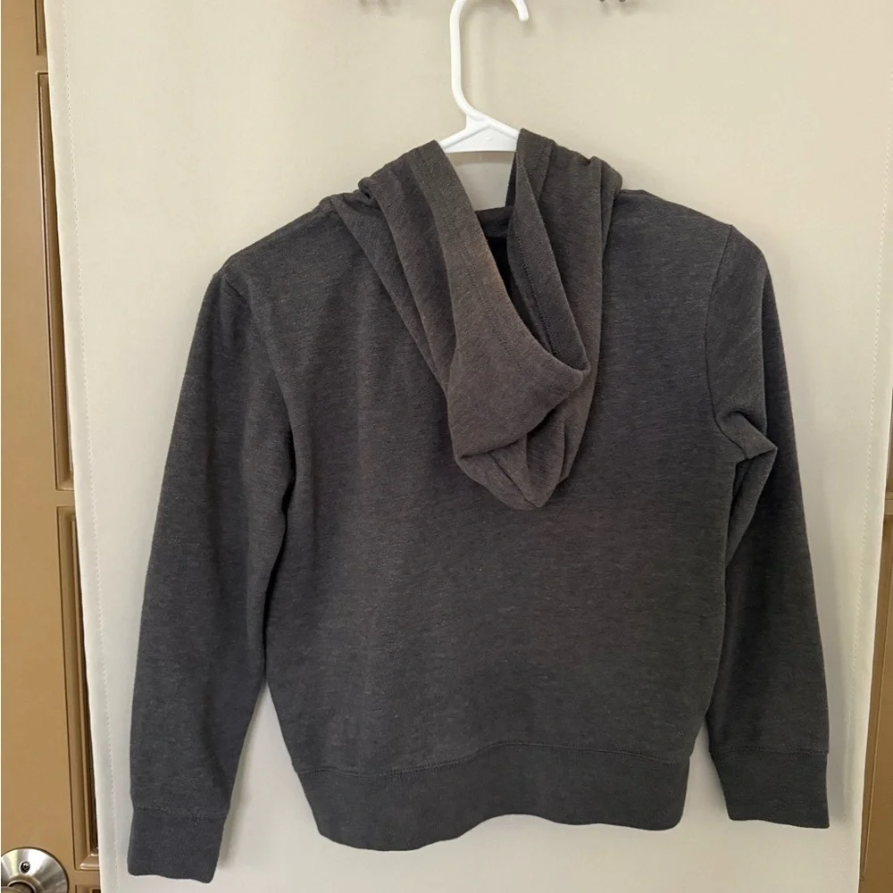 Gap Kids‎ Girls Large Grey Full Zip Up Hoodie Sweatshirt